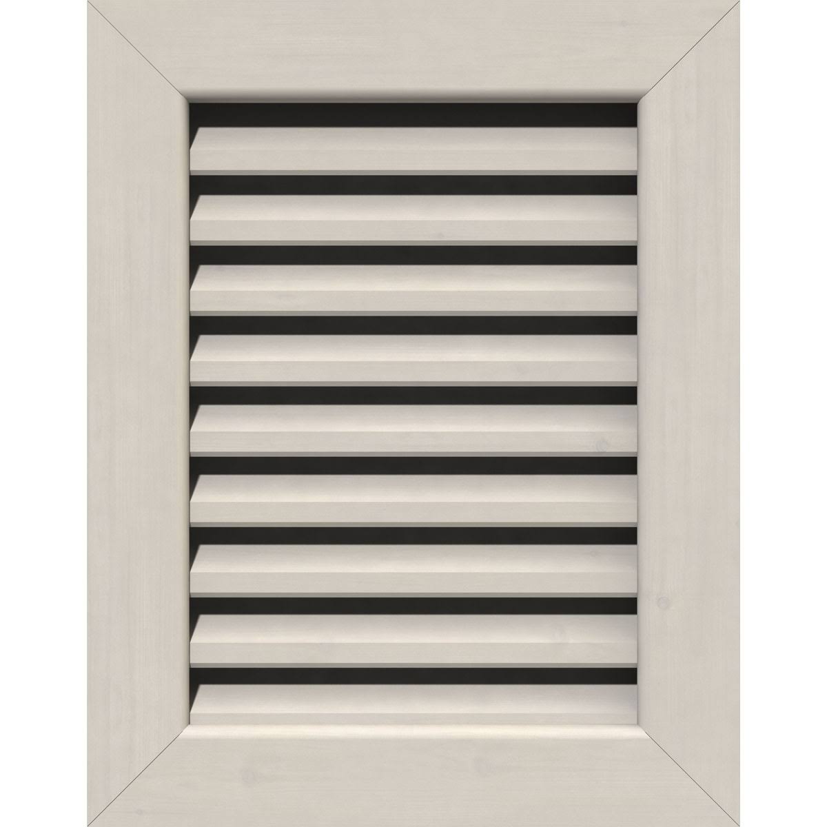 16 inch x 12 inch Primed Western Red Cedar Gable Vent Z927327