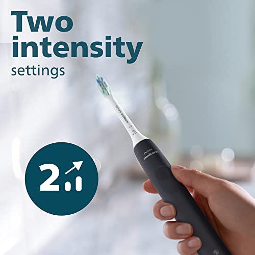 Rechargeable Electric Toothbrush with Pressure Sensor, Black P5420