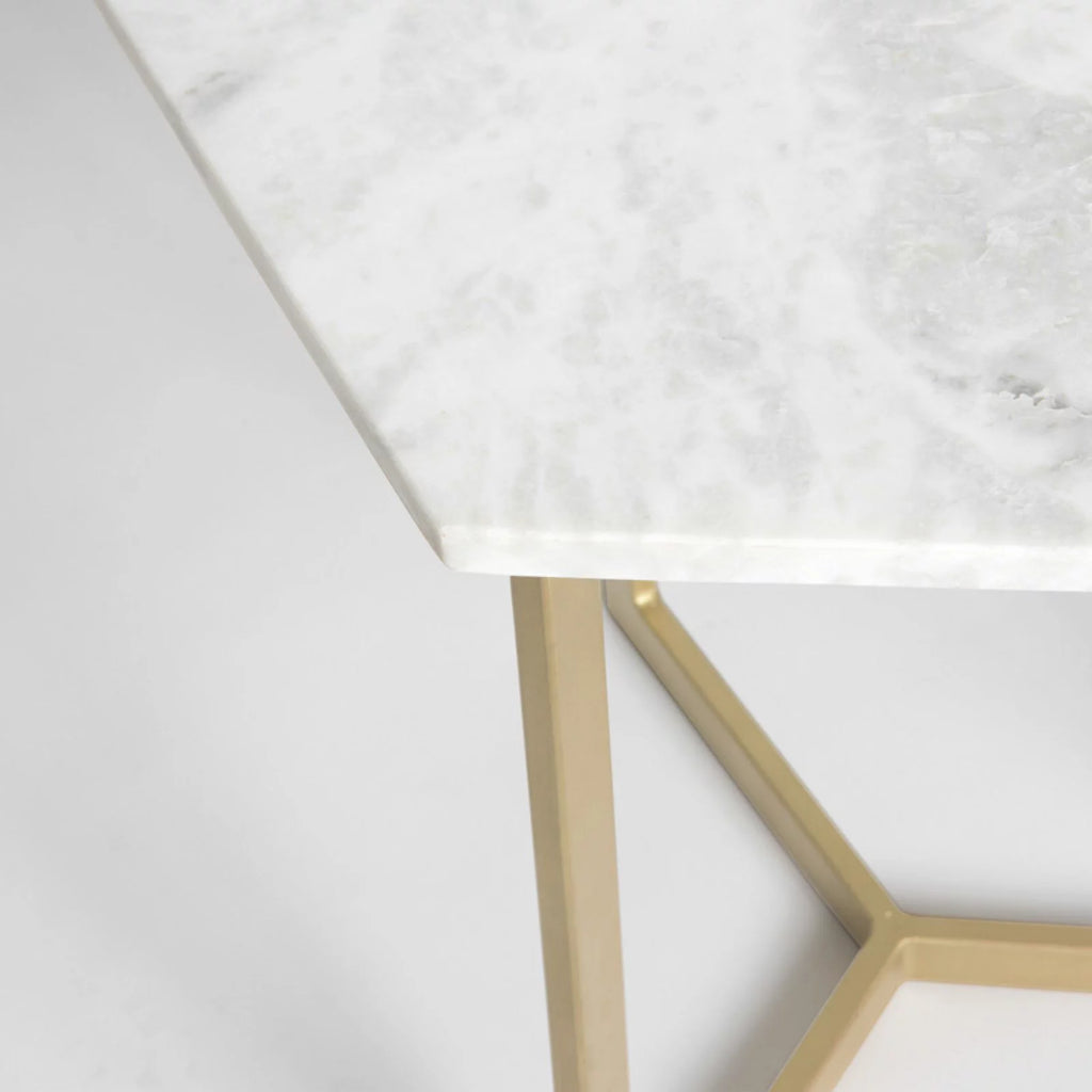 Marble Top Accent Table F4691