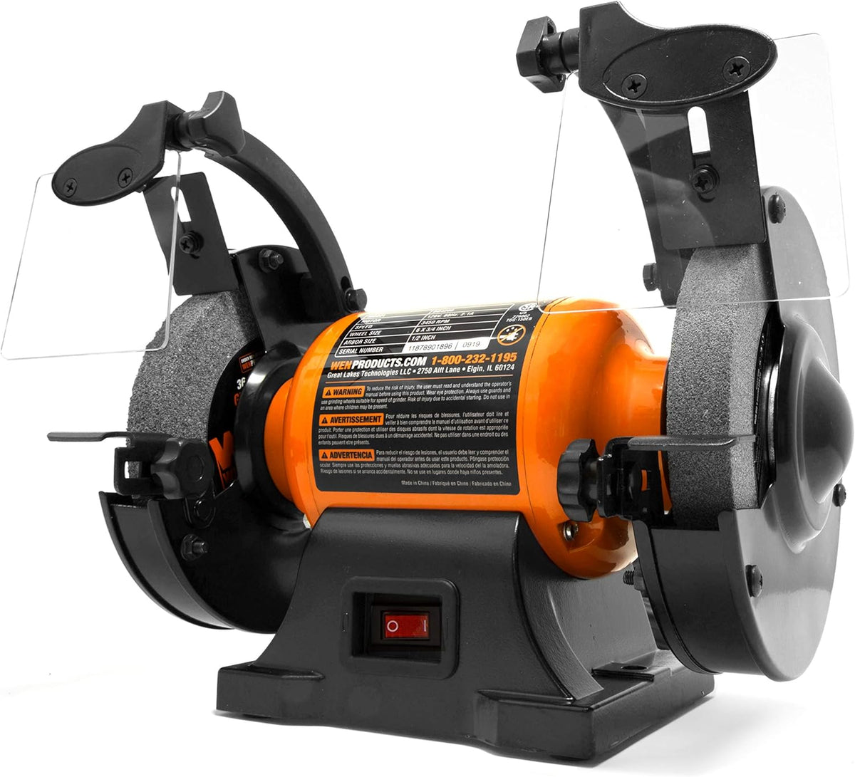 2.1-Amp 6-Inch Bench Grinder Pack of 2 G5315