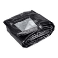 18 ft. x 24 ft. Silver and Black Weather-Resistant Tarp S3660
