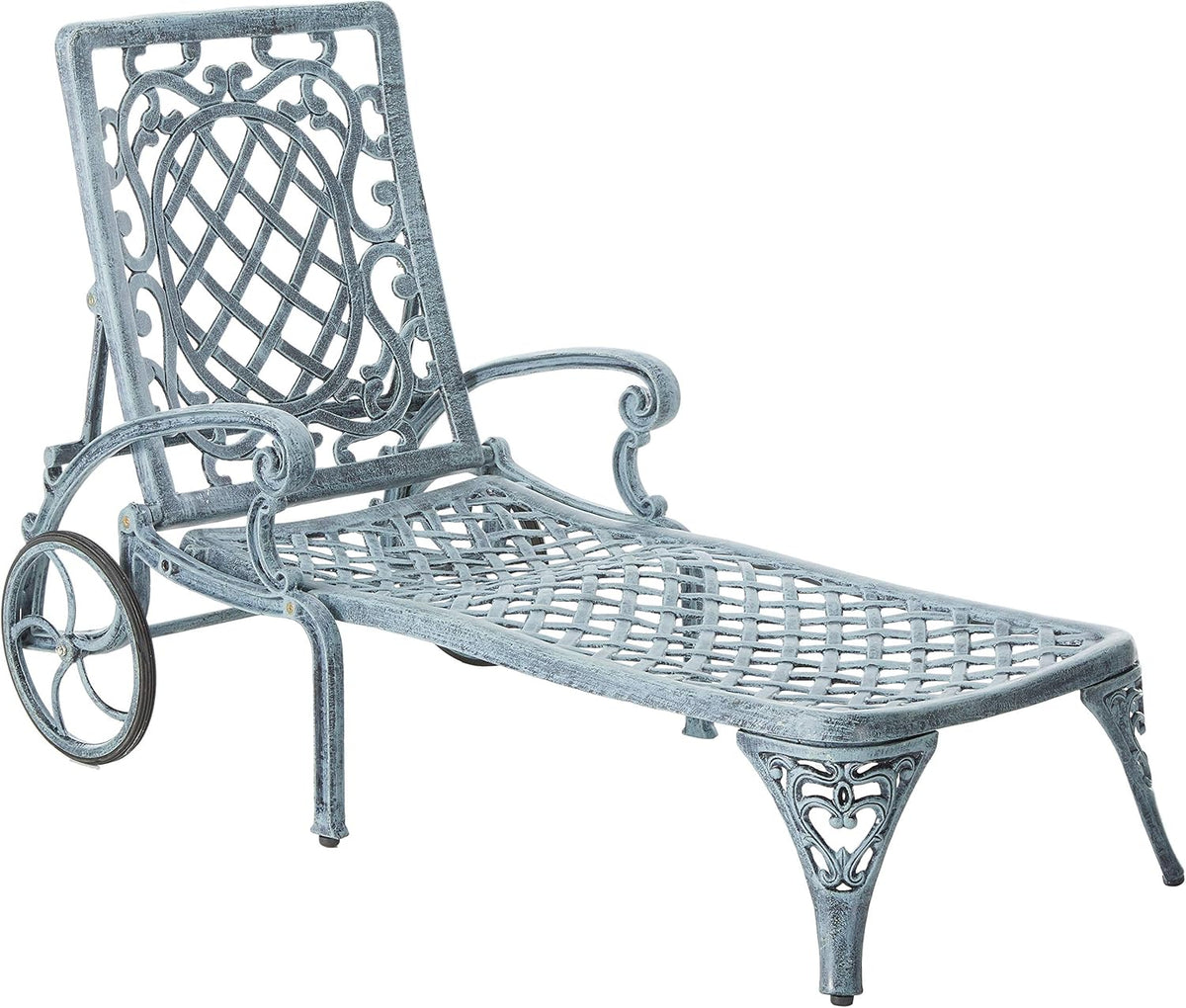Verdi Grey Cast Aluminum Chaise Lounge D533319