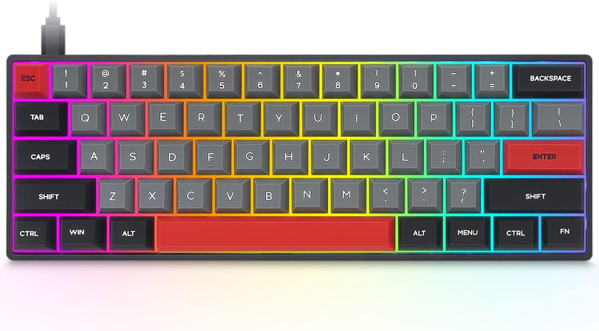 60% Hot Swappable RGB Mechanical Keyboard U169