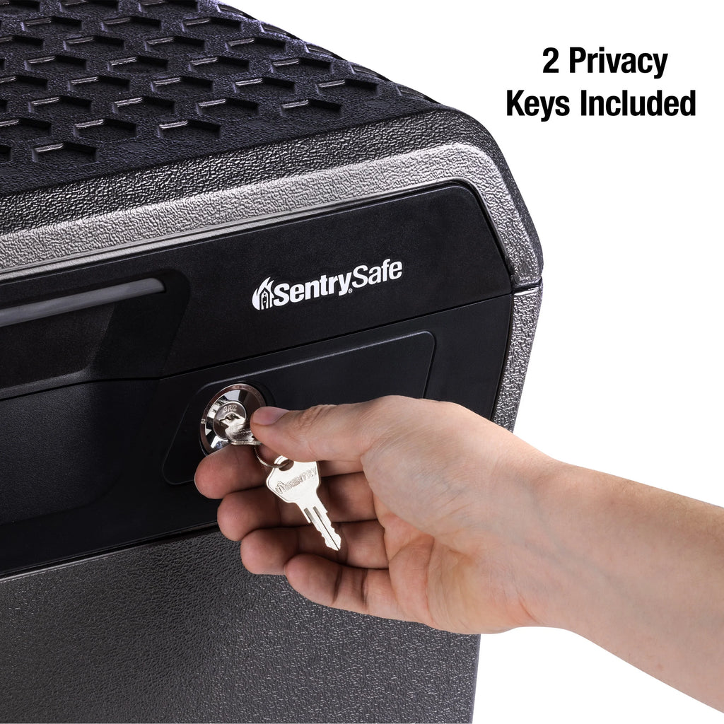 Fire-Resistant File Safe Box with Key Lock 0.66 Cu. ft. L360910