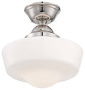 Polished Nickel Semi Flush Mount Light F834932