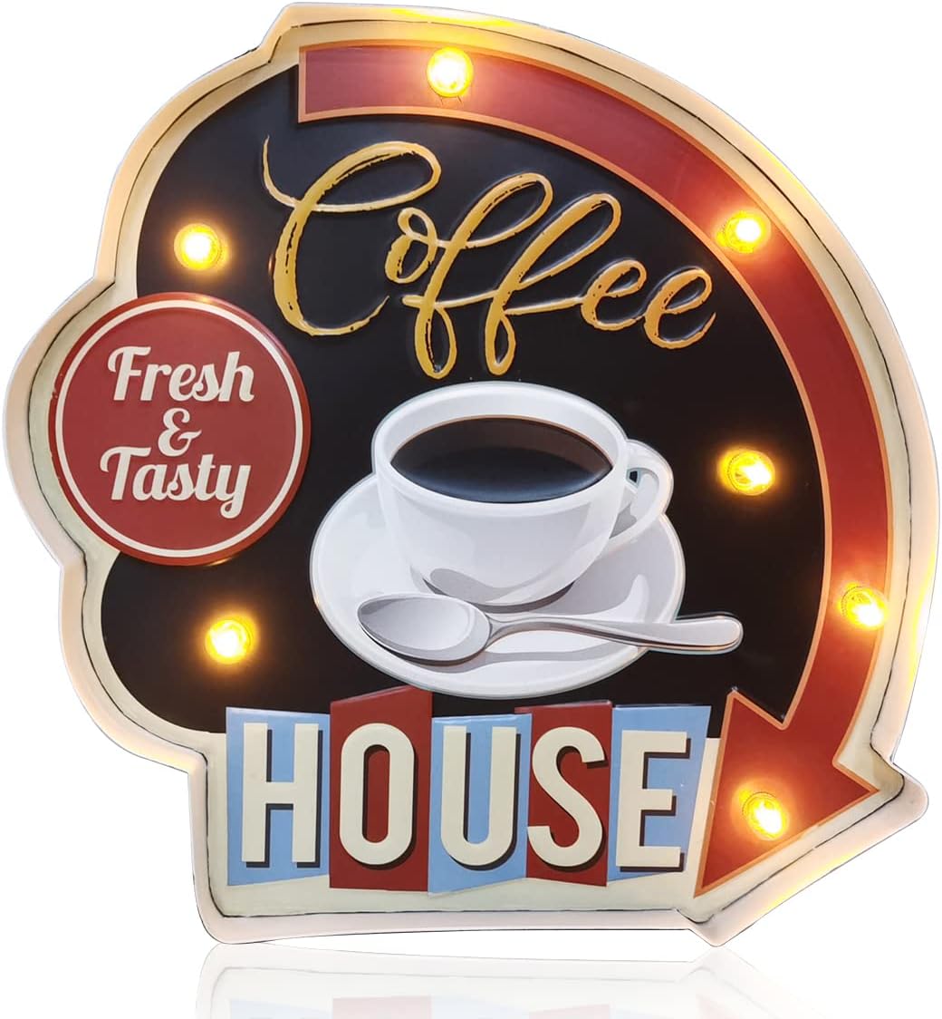 Metal Coffee Wall Hanging Pack of 2 M6989