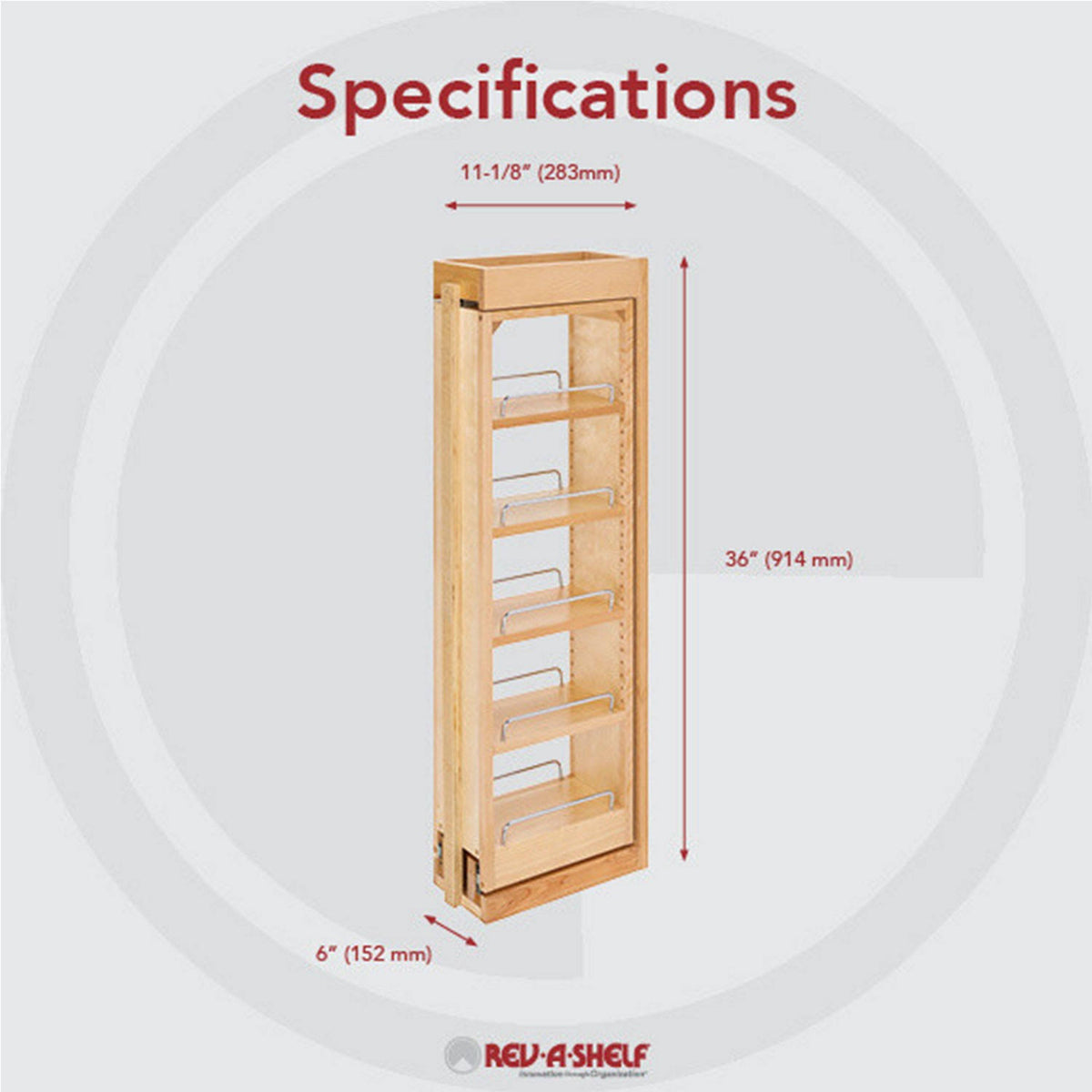 Pull-Out Between Cabinet Wall Filler M741