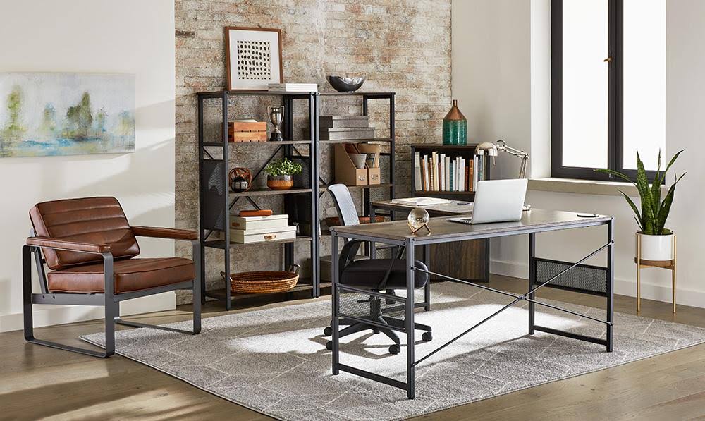 48x22W Standing Height Desk with Universal Return K921