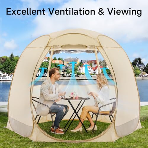 Pop Up Screen House Tent with Mosquito Netting O706468