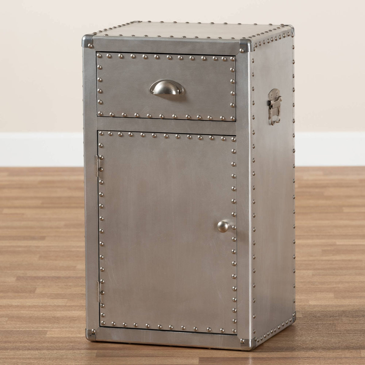 Metal 1-Door Accent Storage Cabinet Y607155