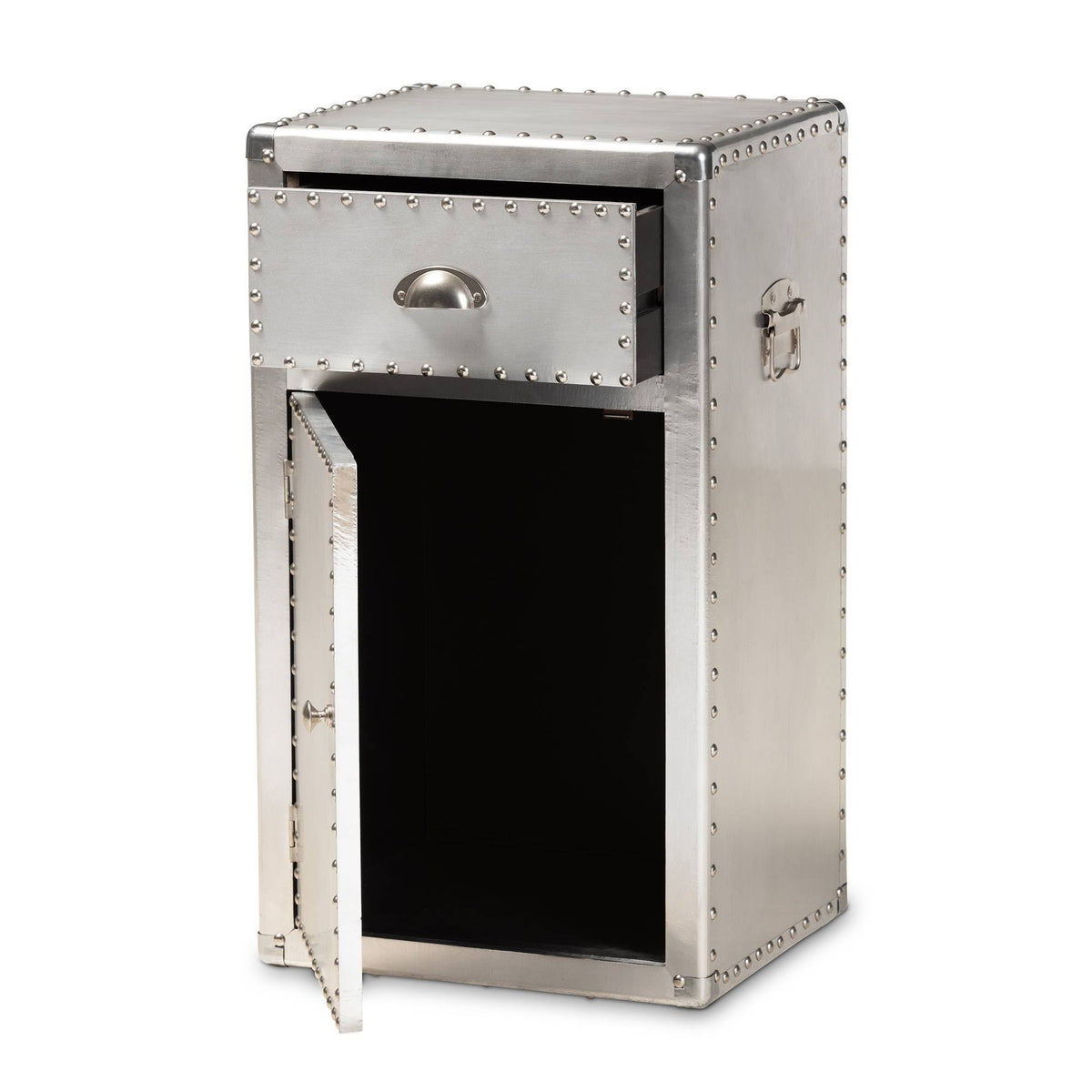 Metal 1-Door Accent Storage Cabinet Y607155