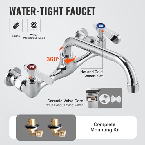 Stainless Steel 1 Compartment Free Standing Small Sink with Faucet & Legs, 21"x18" Single Bowl Sink X6048