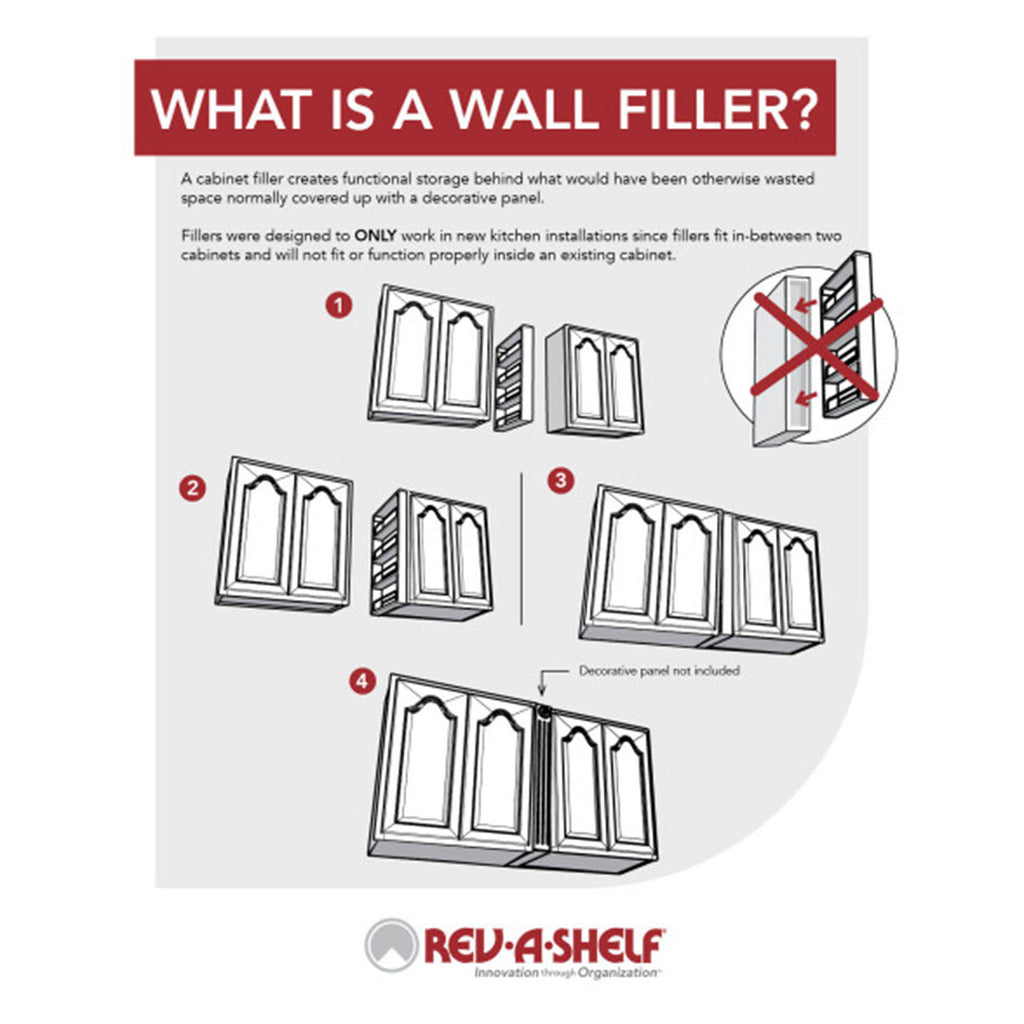 Pull-Out Between Cabinet Wall Filler M741