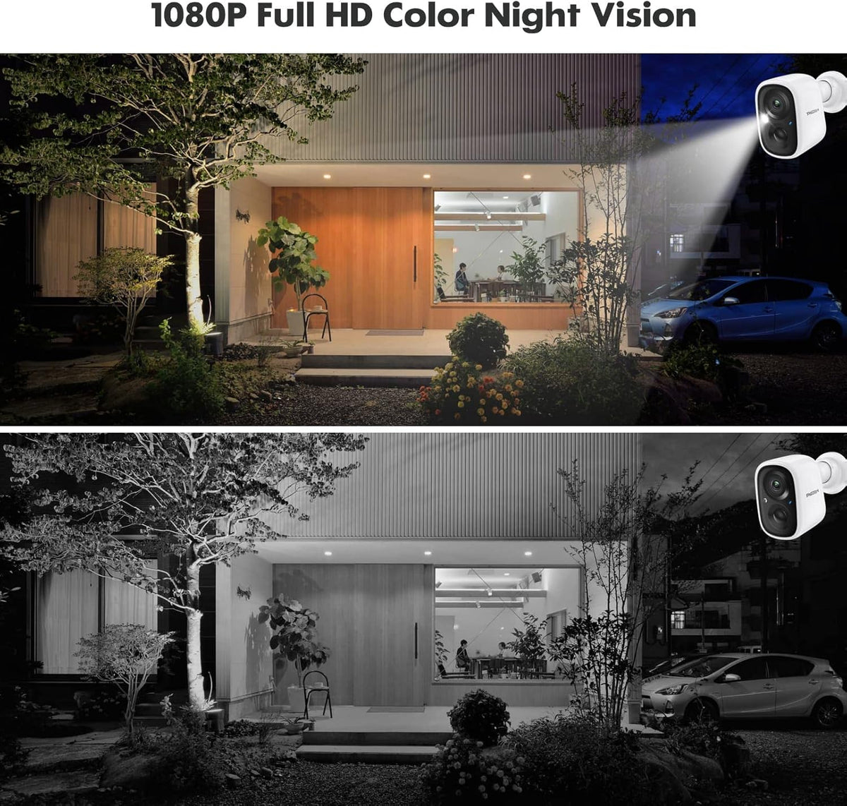 Wireless Battery Powered 1080p Security Camera with Night Vision V3670