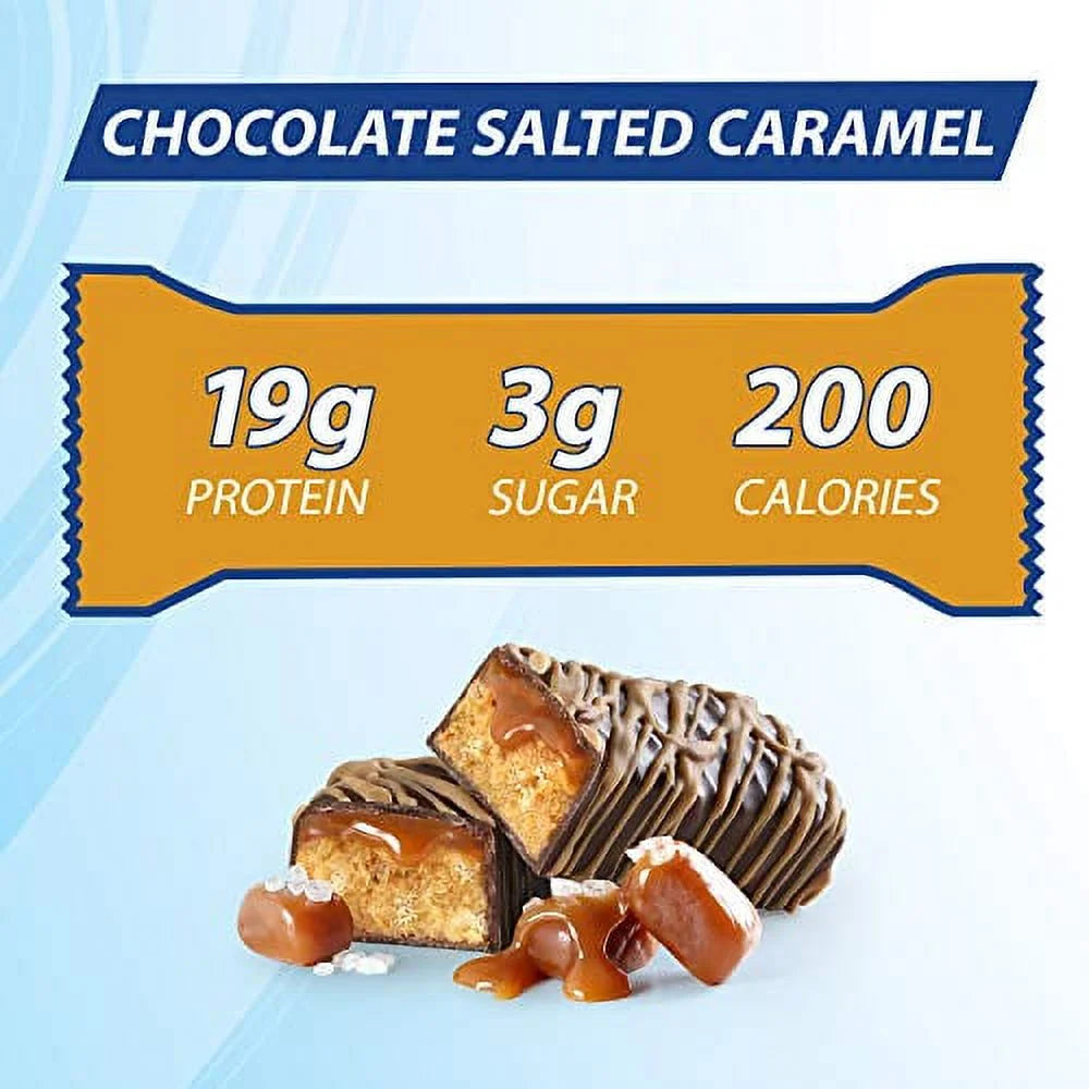 Chocolate Salted Caramel Protein Bars, 1.76oz, 12 Pack Y983258