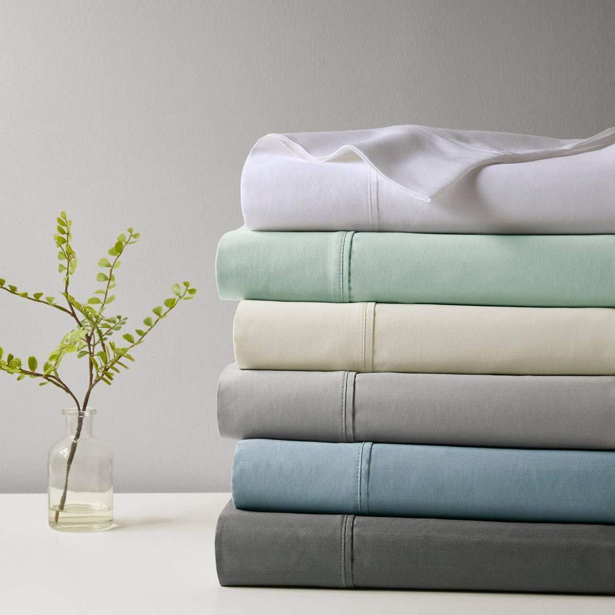 White 4 Piece Sheet Set - Cal King V561