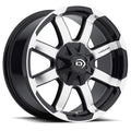Black Machined Off-Road Wheel 15x7.5 5x4.5/5x5 -12mm K426