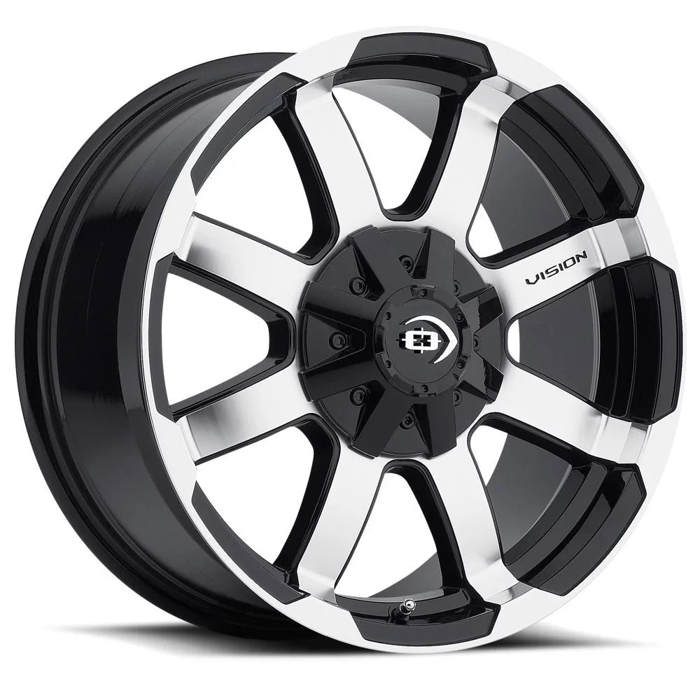 Black Machined Off-Road Wheel 15x7.5 5x4.5/5x5 -12mm K426
