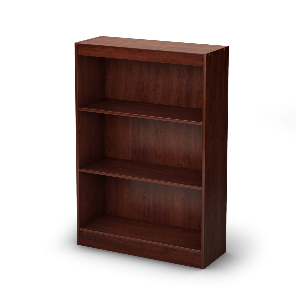 Royal Cherry 3-Shelf Bookcase S804221