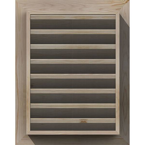 Primed Smooth Vertical Gable Vent N12387