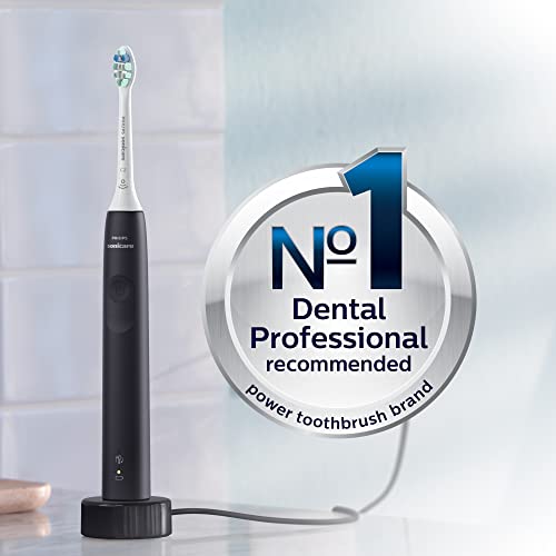 Rechargeable Electric Toothbrush with Pressure Sensor, Black P5420