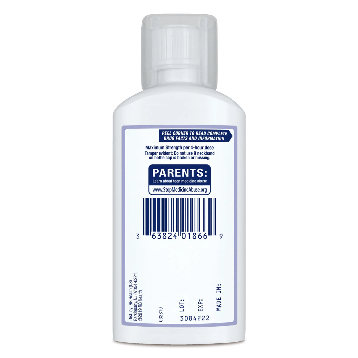 Cold and Flu Liquid Medicine, 6 fl oz X82596