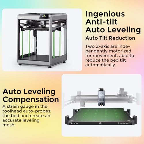 3D Printer, Multi Color Printing, 600mm/s Print Speed, 350℃ Direct Drive Extruder V5507