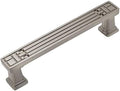 10 Pack Satin Nickel Cabinet Hardware Handle Pull, 3-3/4 (96mm) Hole Centers M183