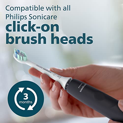 Rechargeable Electric Toothbrush with Pressure Sensor, Black P5420