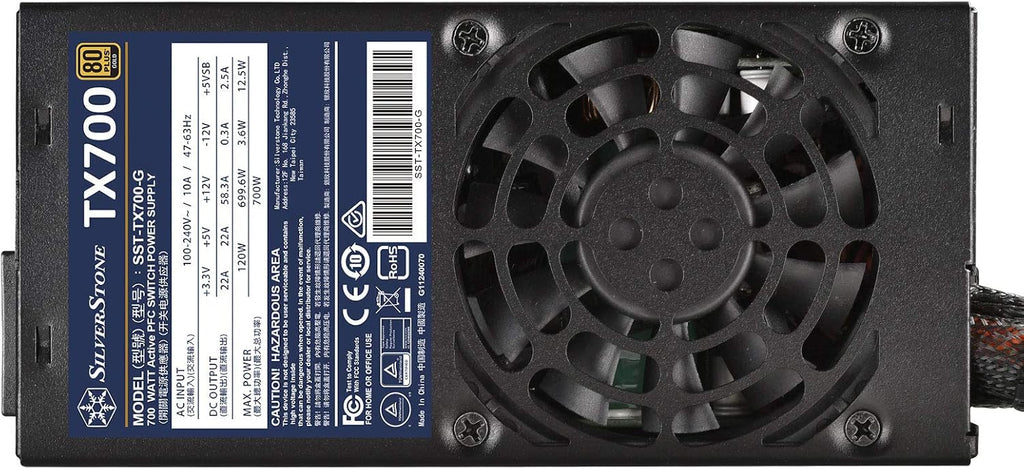 700W Fixed Cable TFX Power Supply 80 Plus Gold O6023