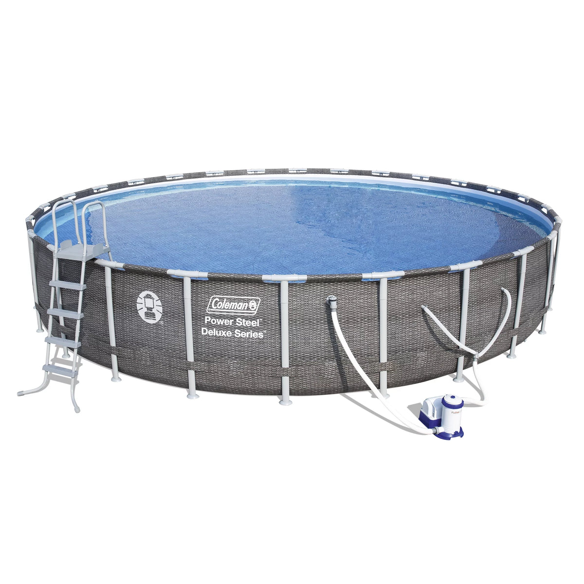 Power Steel Pool Set with Pump, Ladder and Cover G89247