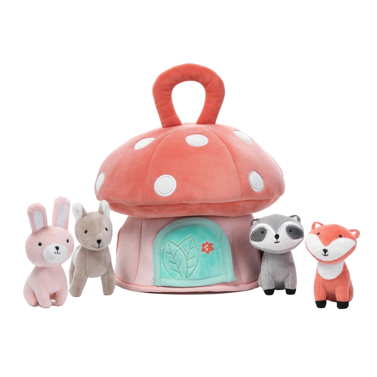 Interactive Plush Mushroom House with Stuffed Animal Toys N850951