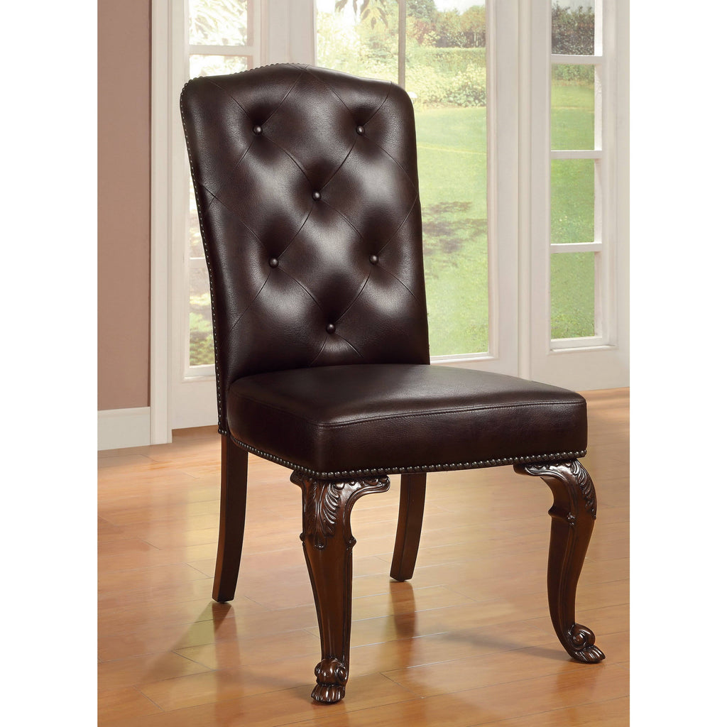 Cherry Dining Chairs Set of 2 K347