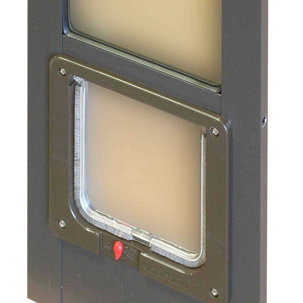 80'' White Pet Patio Door U169