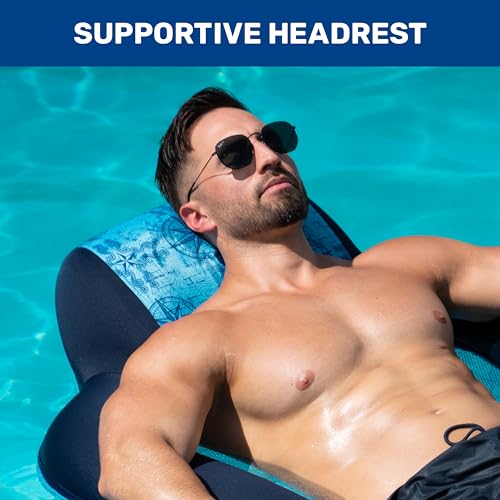 Inflatable Pool Lounge with Headrest G569