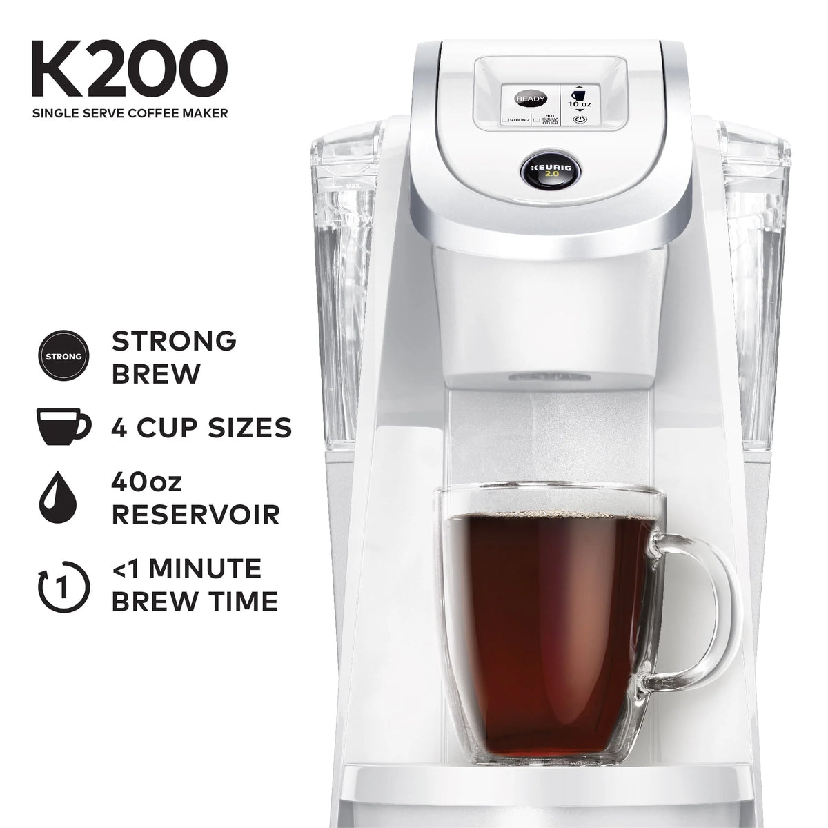 Single-Serve K-Cup Pod Coffee Maker U93856