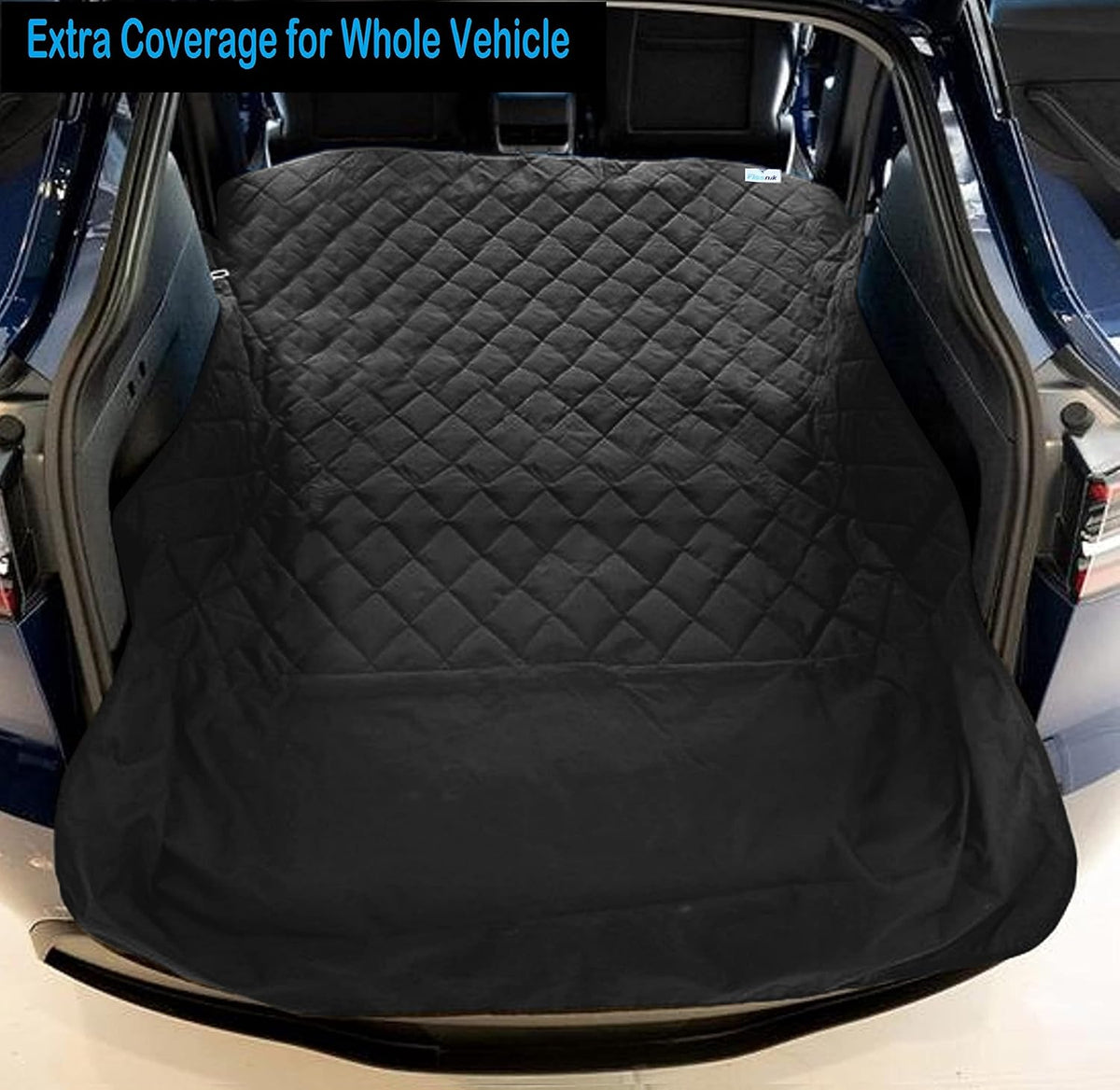 SUV Cargo Liner for Dogs Heavy Duty Waterproof Nonslip Car Trunk Mat Seat Cargo Cover Side and Bumper Protector Pet Cargo Liner Large Standard Universal fit Pack of 2 P31788
