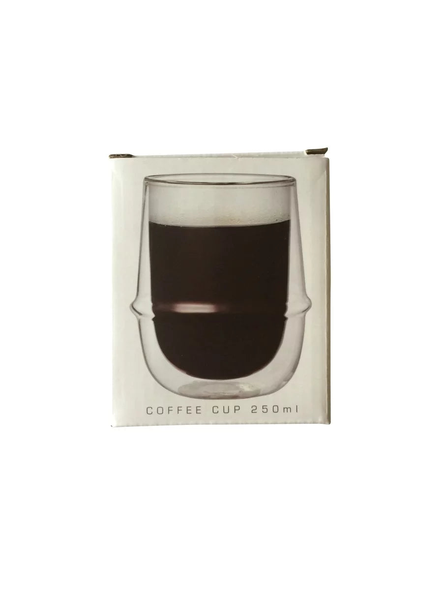 Double-Walled Coffee Cups 250 ml Set of 2 F1389