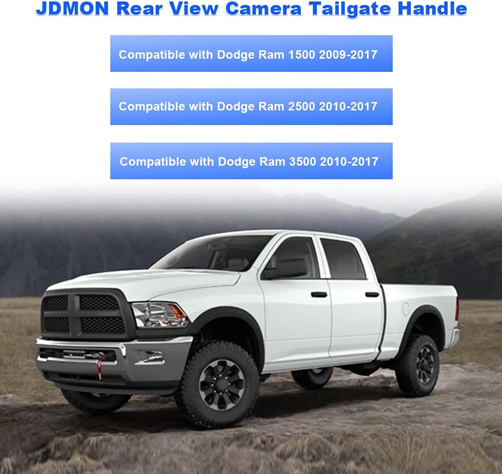 Rear View Backup Camera Tailgate Handle for Dodge Ram 1500 2500 3500 Q22626