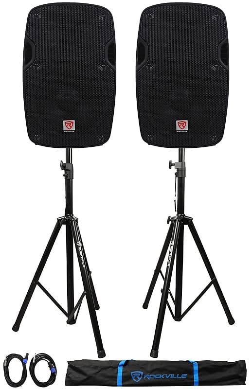 100 Watt Black PA Speakers O279637