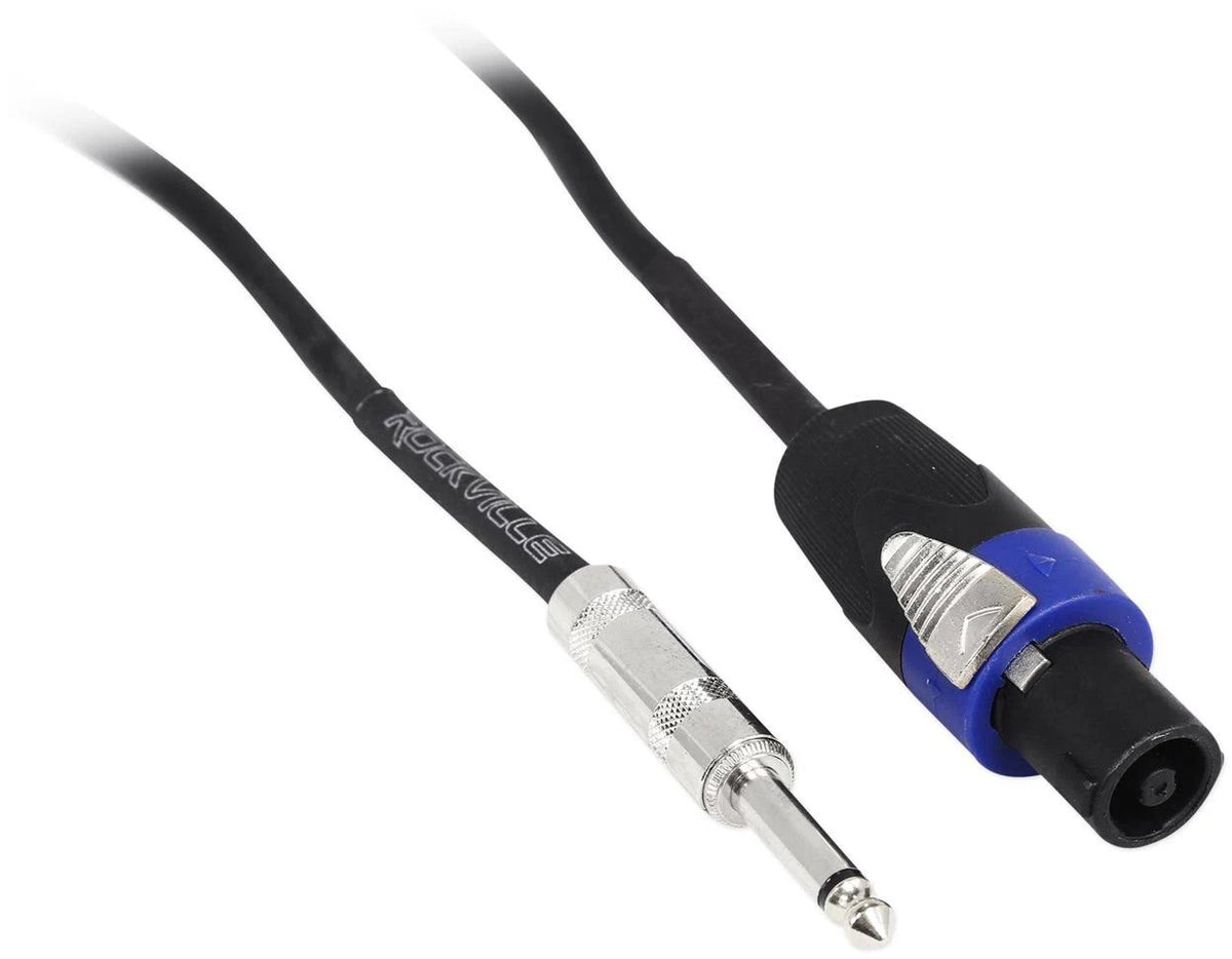 25& 14 AWG 1/4x22 TS to Speakon Speaker Cable 100% Copper V6601