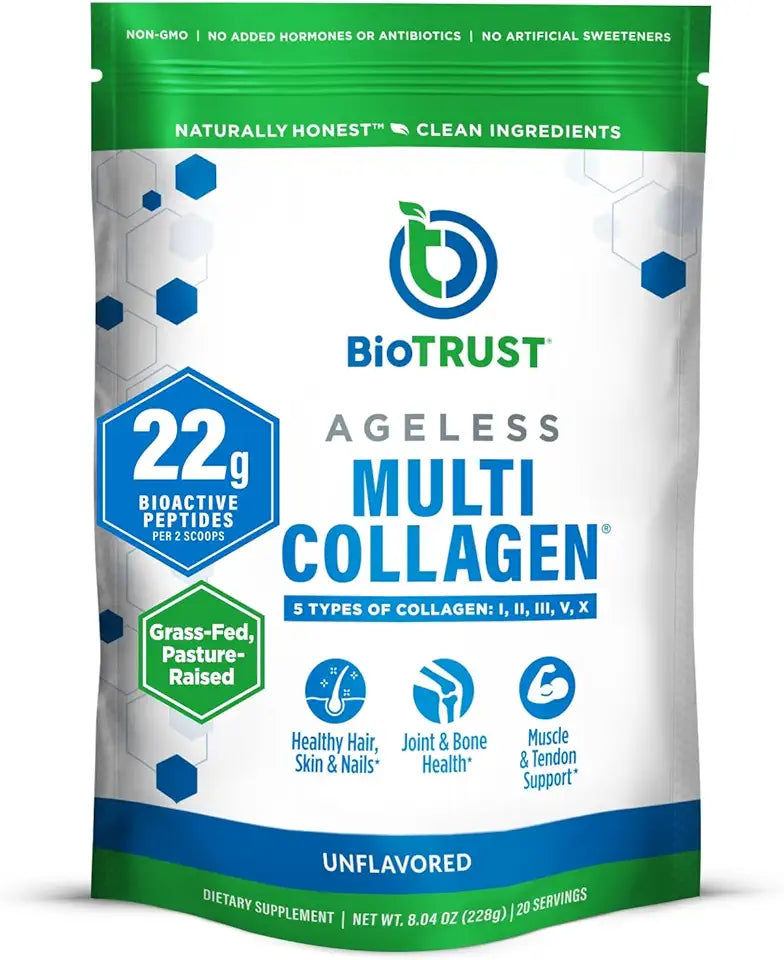 Unflavored Multi Collagen Peptides Powder V76091