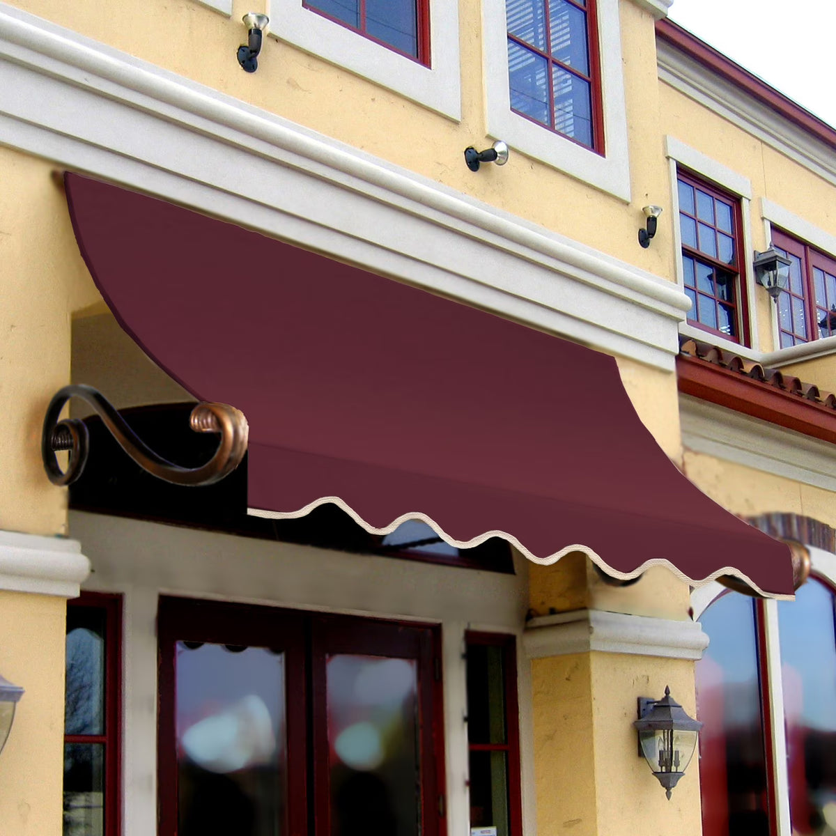 Charleston Scrilled Arms Window/Door Awning P6016