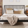 Queen Size Solid Wood Platform Bed Q43479