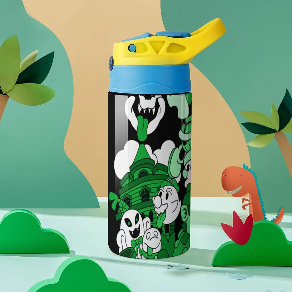 Insulated Stainless Steel Water Bottle with Straw D936