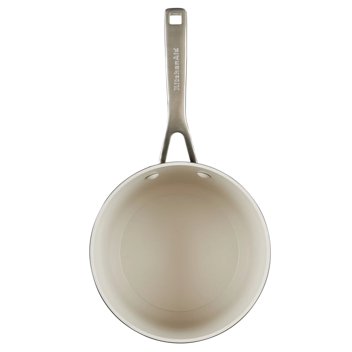Hard Anodized Ceramic Nonstick Sauce Pan with Lid, 3qt, Matte Black B17032