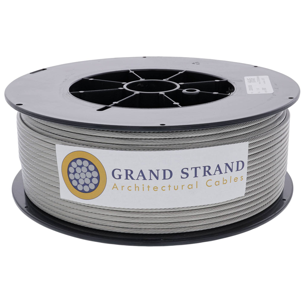 3/16x22 x 200&, 1x19, Grade 316 Stainless Steel Cable Reel H222