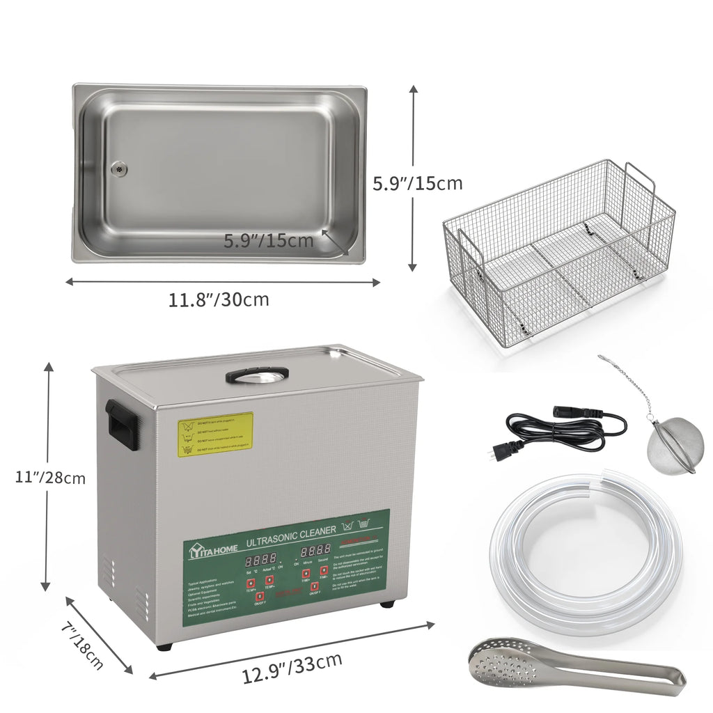 Ultrasonic Cleaner 6L with Heater and Timer R889