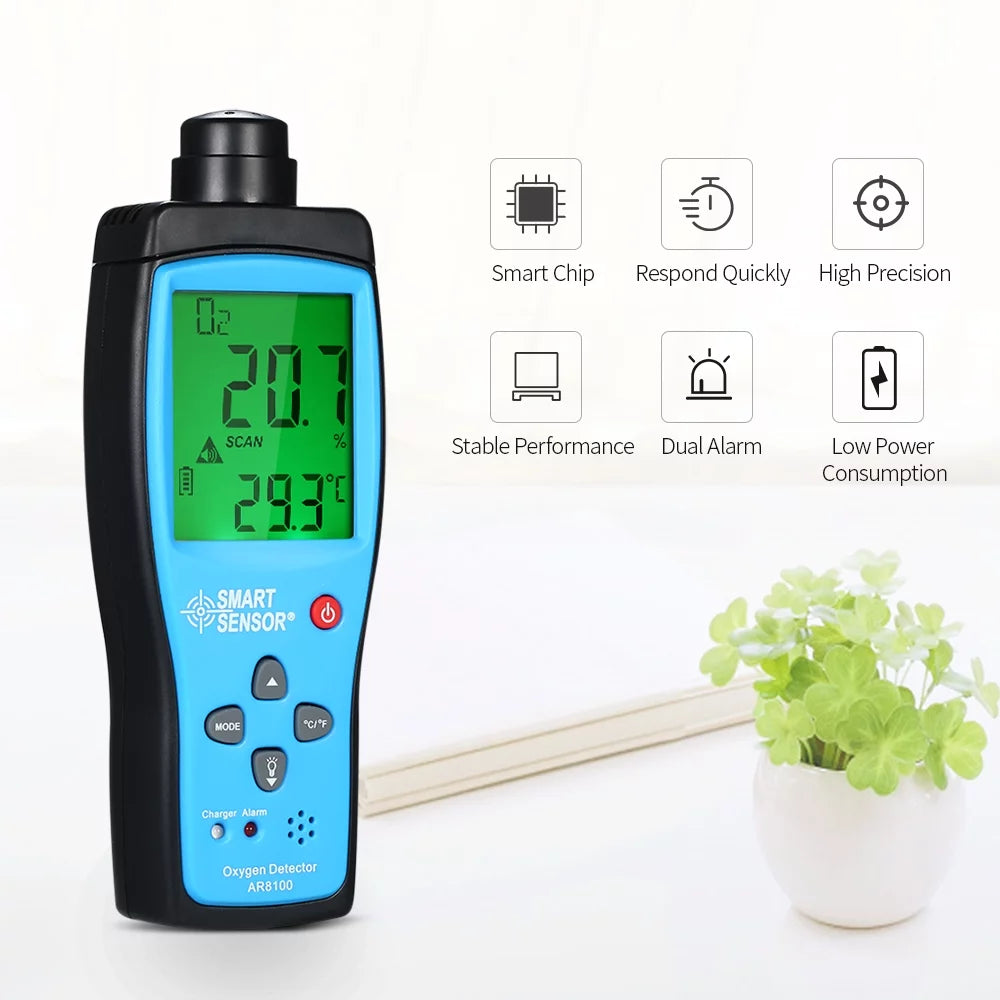 Handheld Digital Oxygen Meter J197