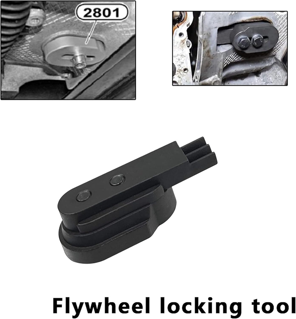 Camshaft Timing Locking Tool Kit with Flywheel Holder and Oil Seal Repair Kit E384